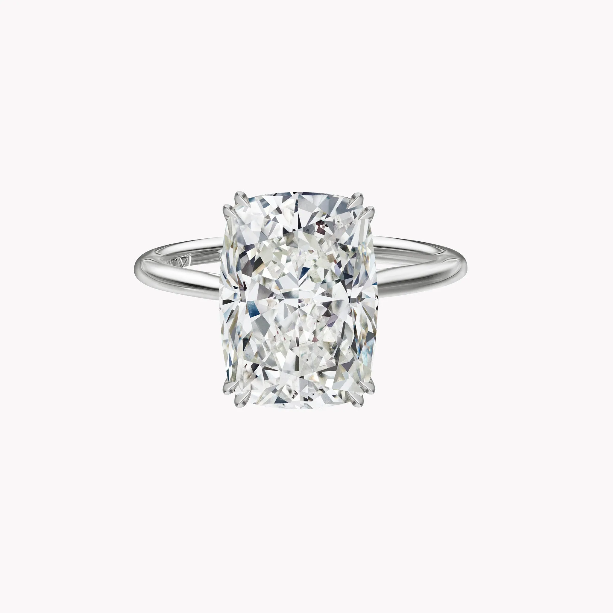 Cushion Cut Solitaire Engagement Ring