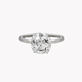 Cushion Cut Solitaire Engagement Ring