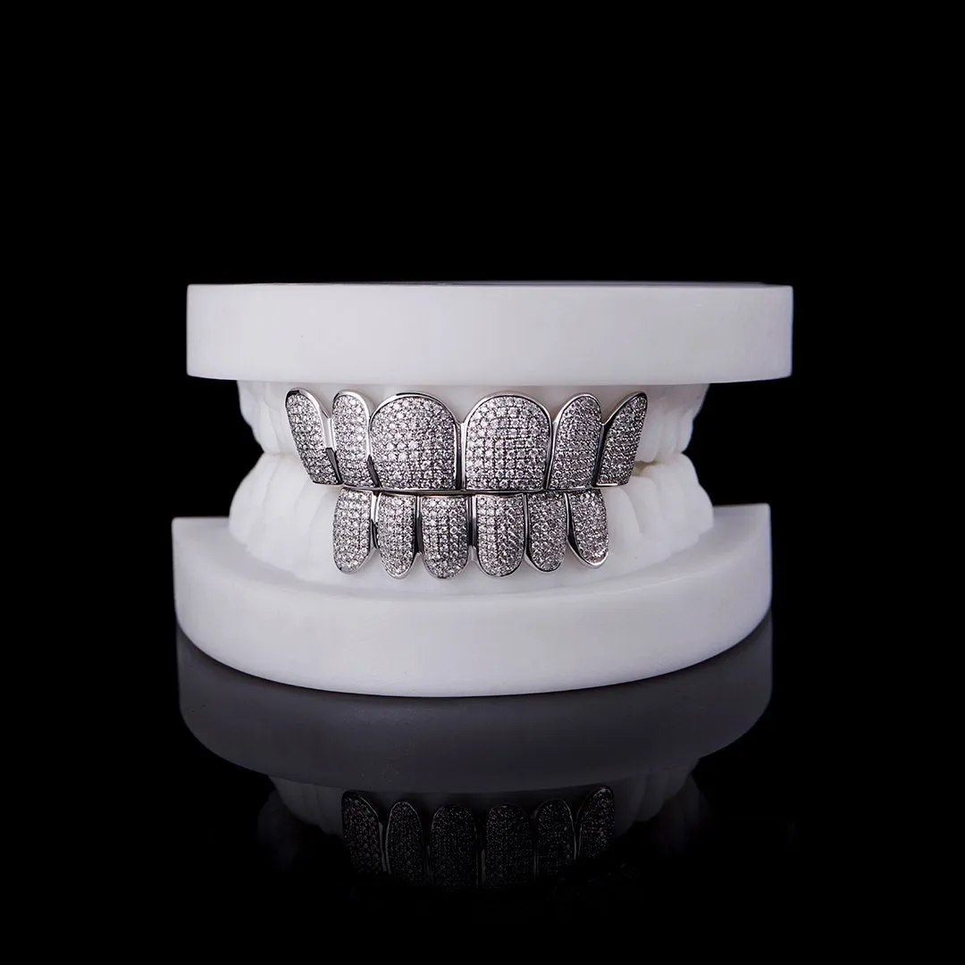 Custom Fully Iced Out Perm Cut Grillz