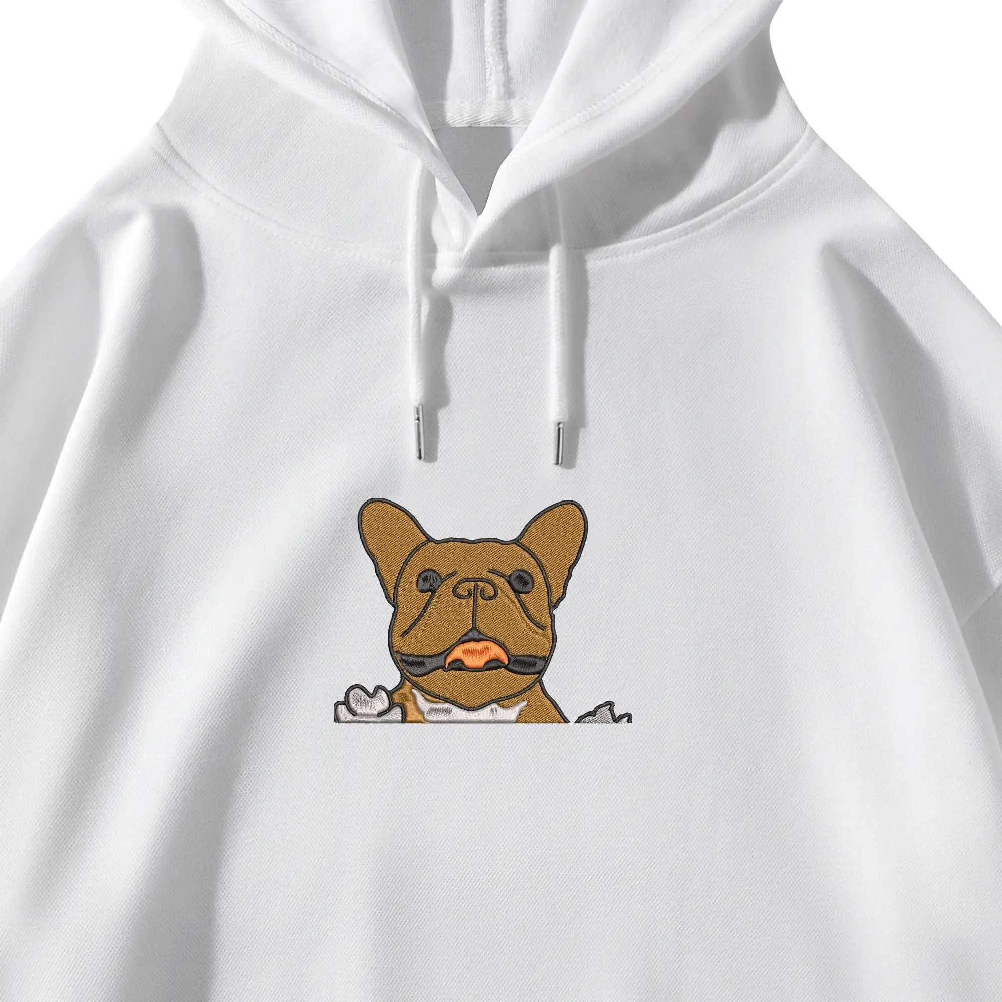 Custom Pet Face Unisex Embroidered Hoodie Personalized Sweatshirt