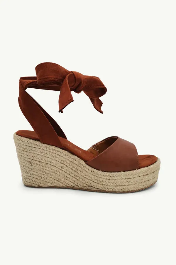 Duke Leather Espadrille - Tan