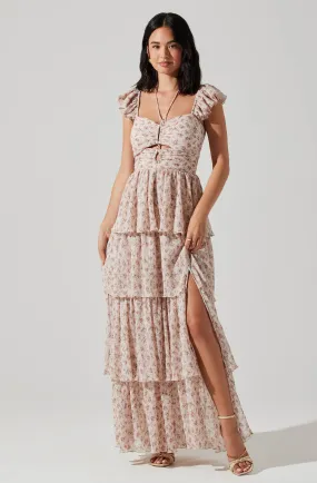 Emmeline Floral Tiered Maxi Dress