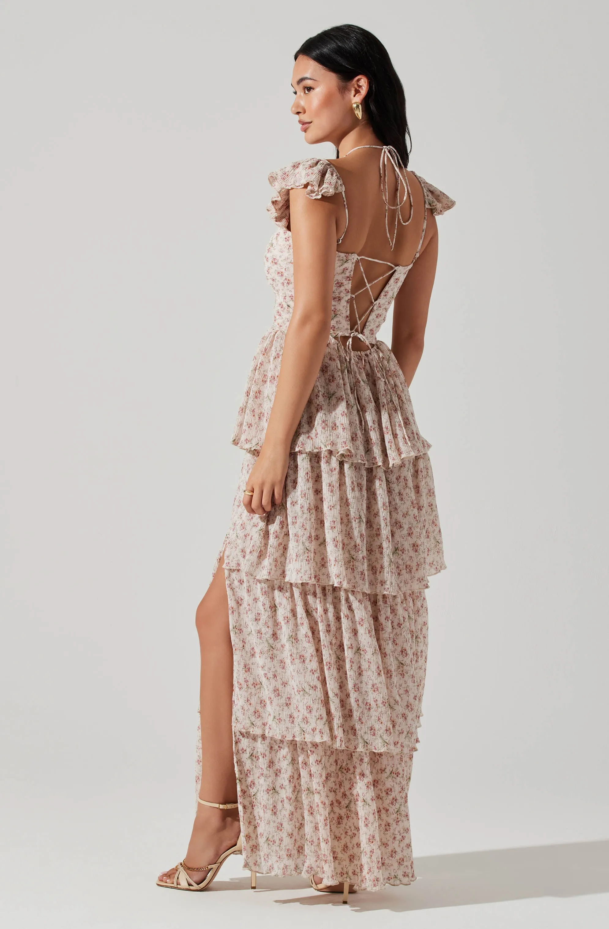 Emmeline Floral Tiered Maxi Dress