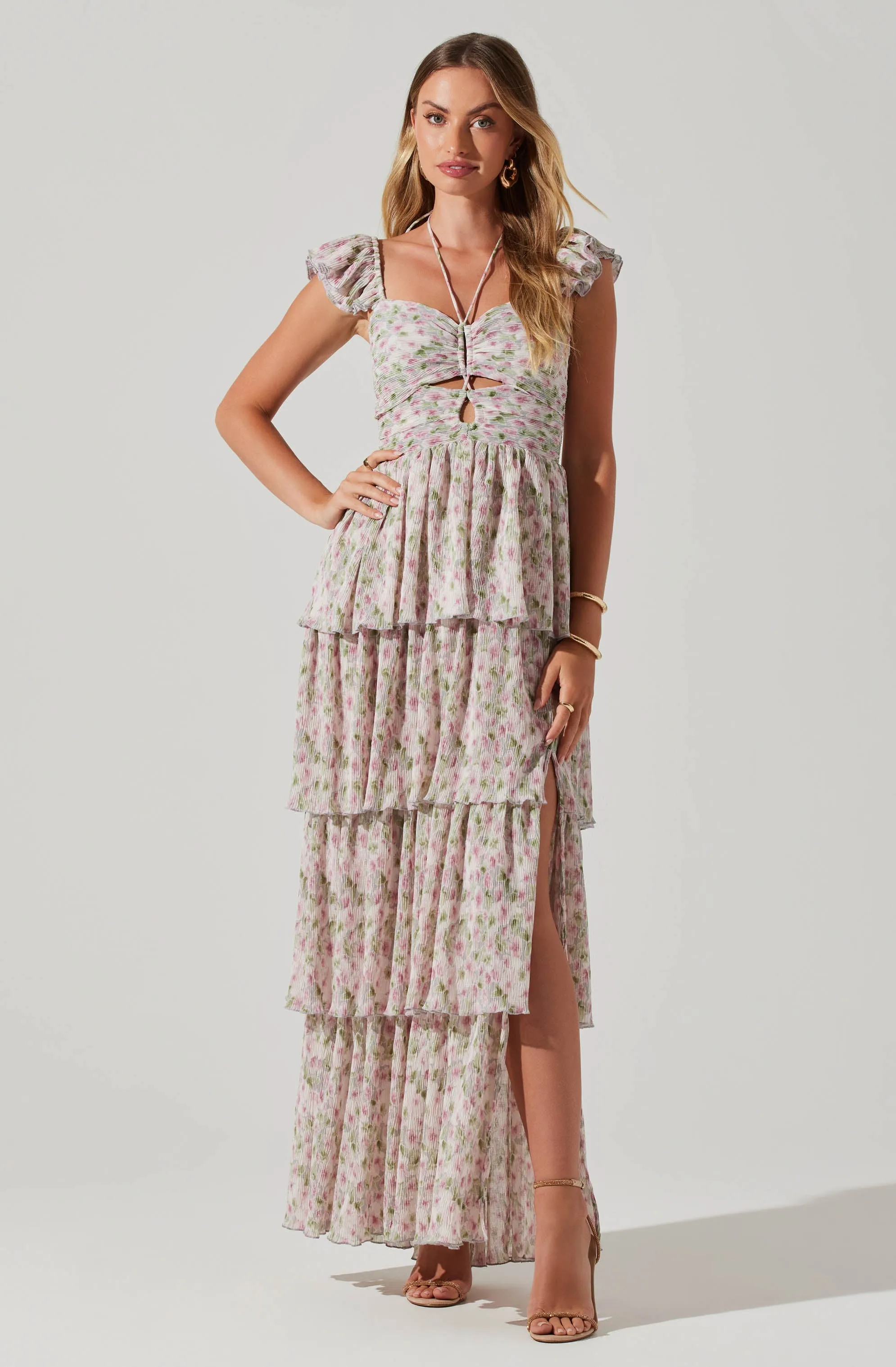 Emmeline Floral Tiered Maxi Dress