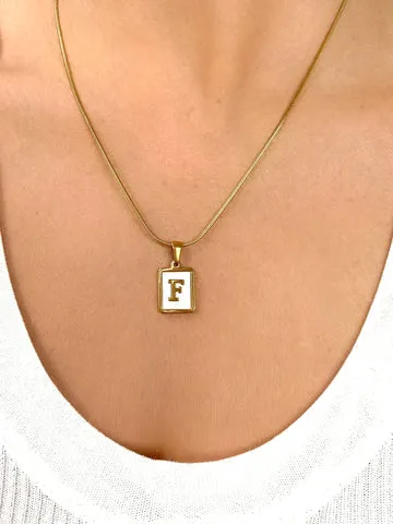 Farrah B ‘Free Agent Initial Necklace’