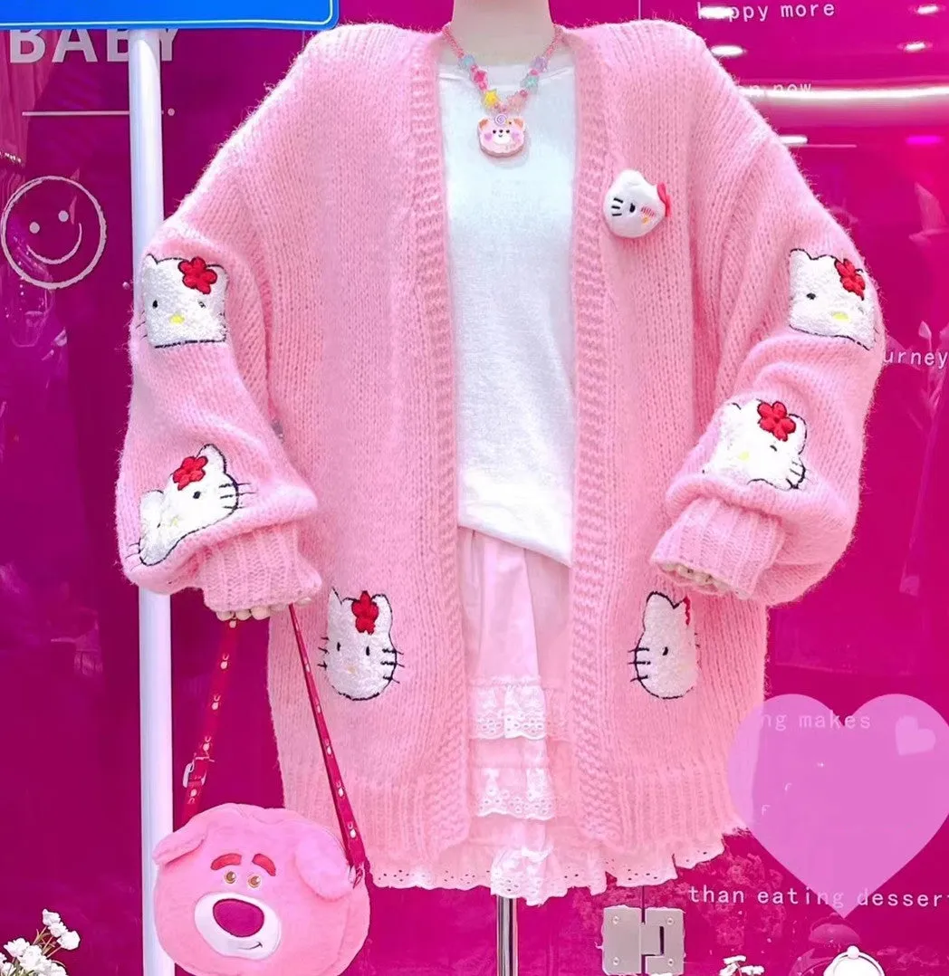 Fashion Kitty Sweater Coat PN6201