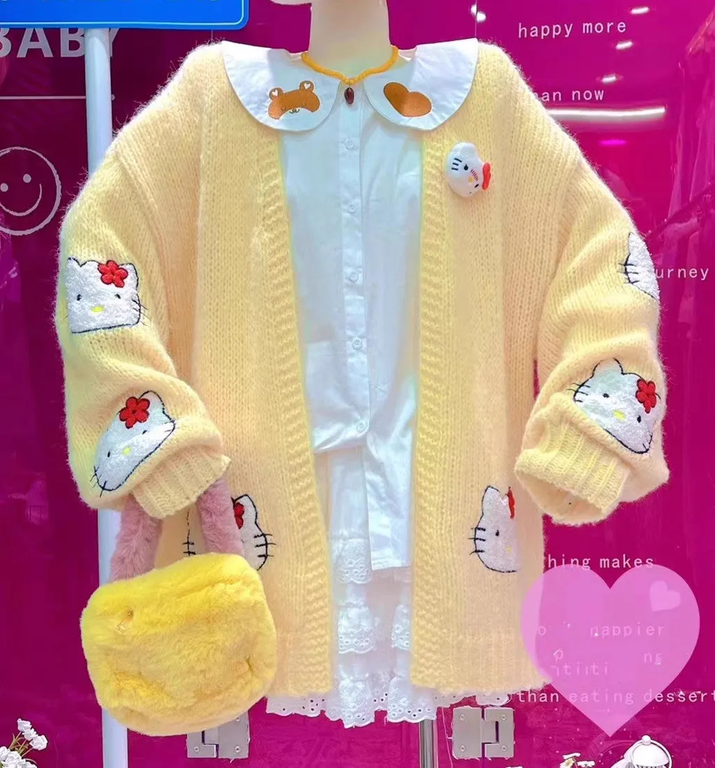 Fashion Kitty Sweater Coat PN6201