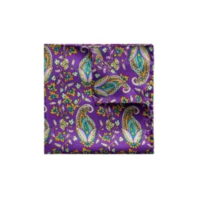 Floral Print Pocket Square