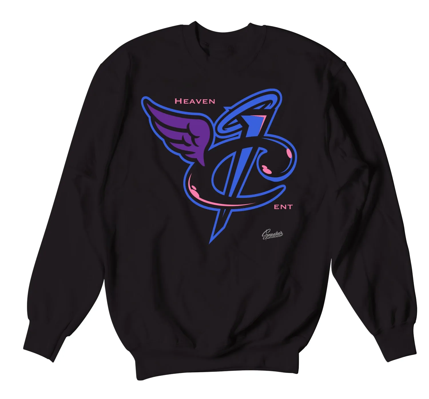 Foamposite Gradient Sweater - Heaven Cent - Black