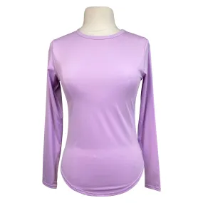 Free Ride Equestrian Relaxed Athletic Top in Lavender - Women's Small