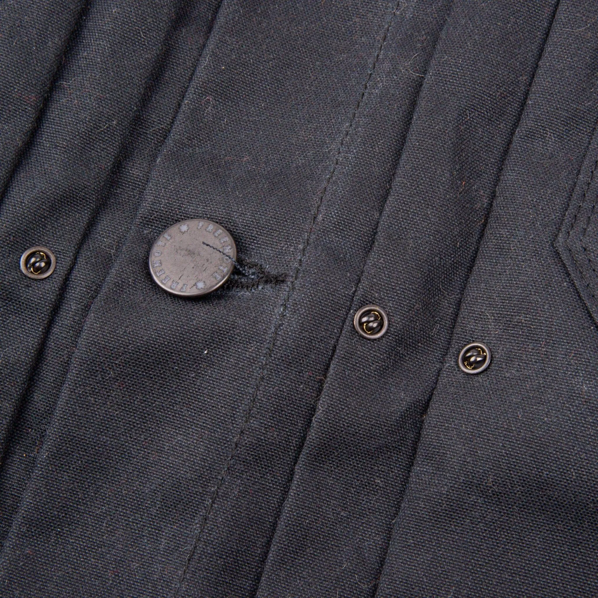 Freenote Cloth - Riders Jacket Waxed Canvas Black