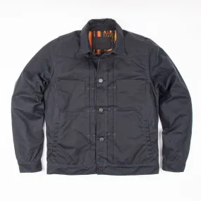 Freenote Cloth - Riders Jacket Waxed Canvas Black