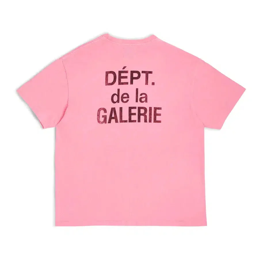 Gallery Dept.French T-shirt Fluo Pink