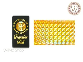 Gold Holographic Mosaic Nail Transfer Foil (HL-M-01)