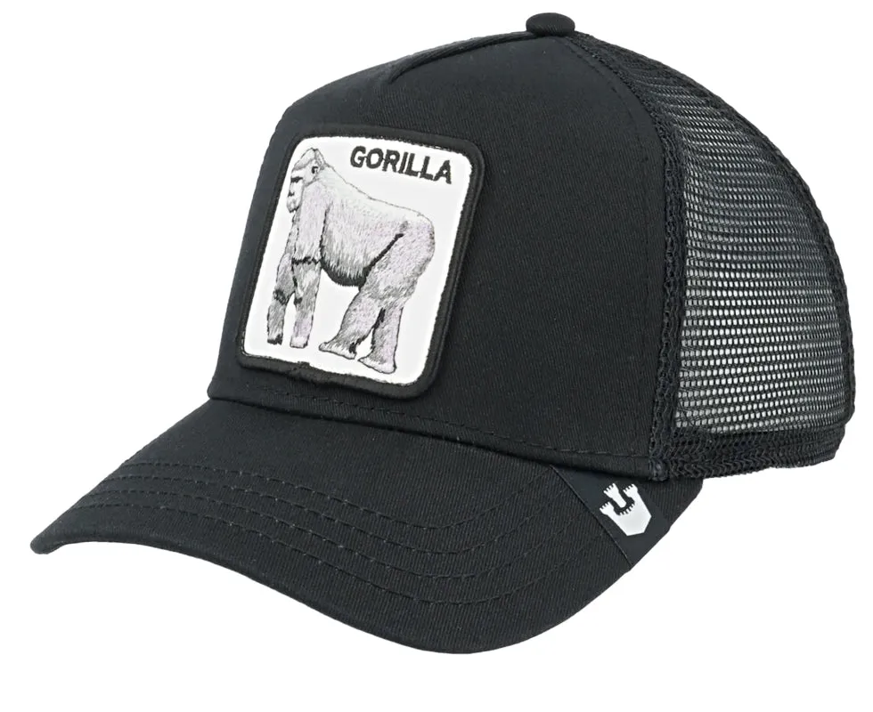 Goorin 'The Gorilla' Trucker Style Baseball Cap in Black