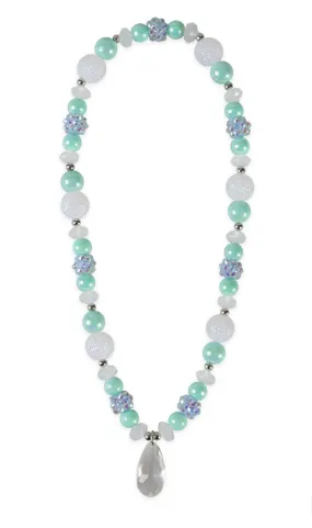 Great Pretenders - Teal Frozen Crystal Necklace