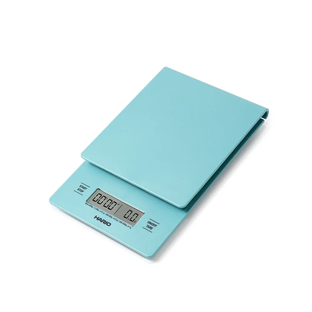 Hario V60 Drip Scale and Timer - Turquoise