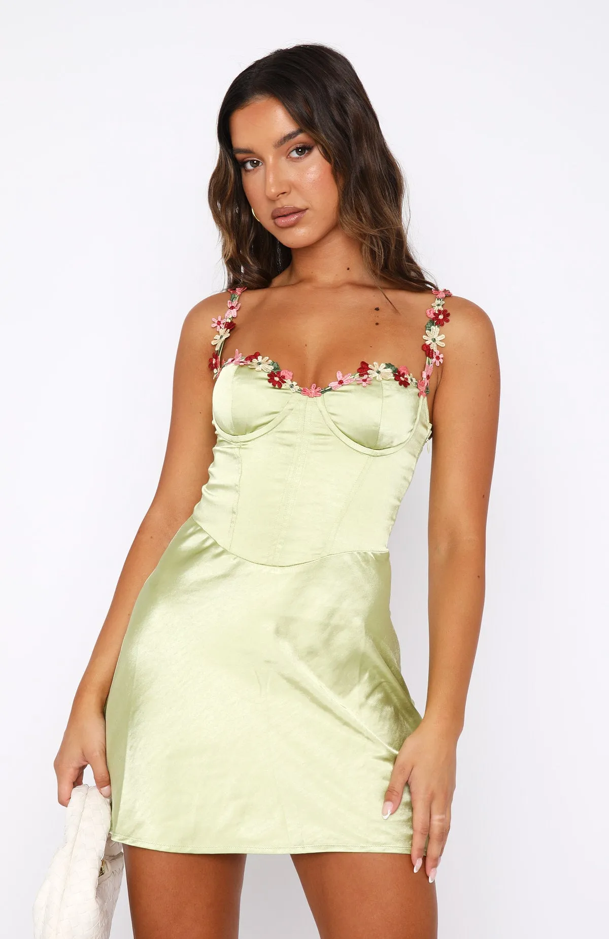 Heart Of The City Mini Dress Matcha