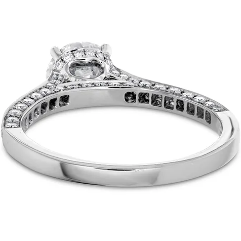 Hearts On Fire Illustrious Engagement Ring Diamond Intensive Band