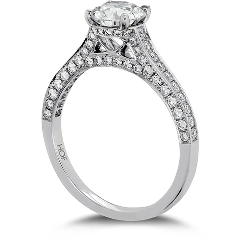 Hearts On Fire Illustrious Engagement Ring Diamond Intensive Band