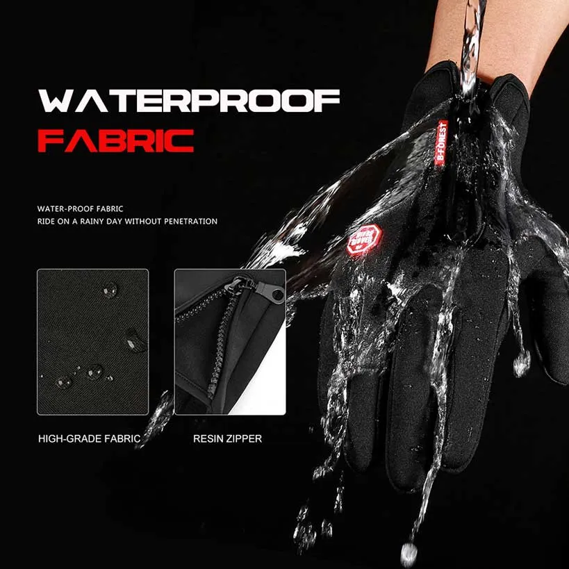 Heat-Retaining Waterproof Touchscreen Gloves