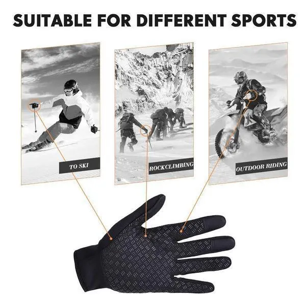 Heat-Retaining Waterproof Touchscreen Gloves