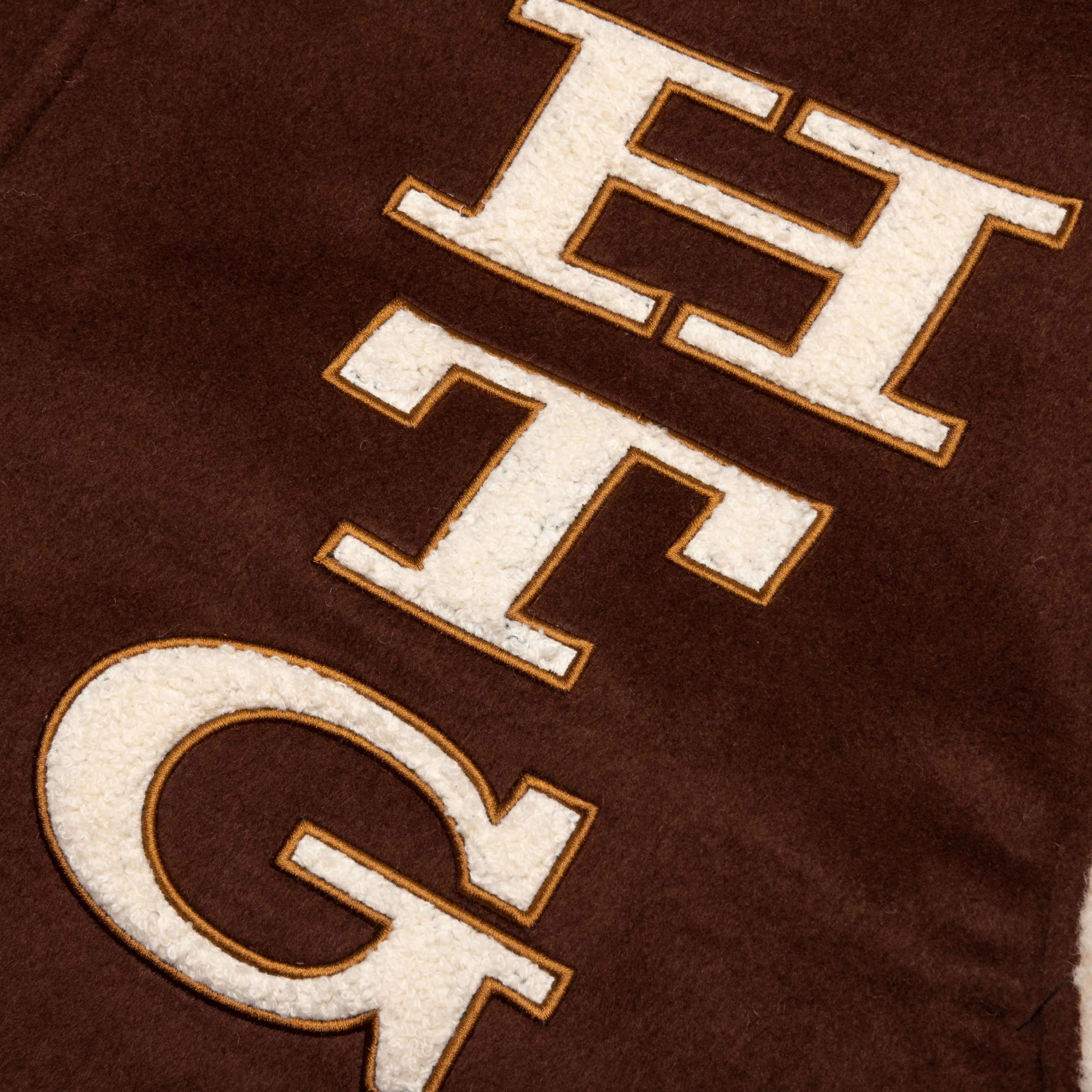 Holiday HTG Letterman Jacket - Brown