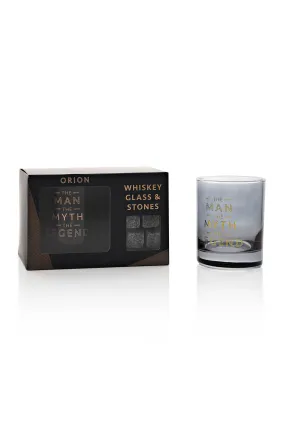 Hotchpotch Orion Whiskey Glass & Stones - The Legend