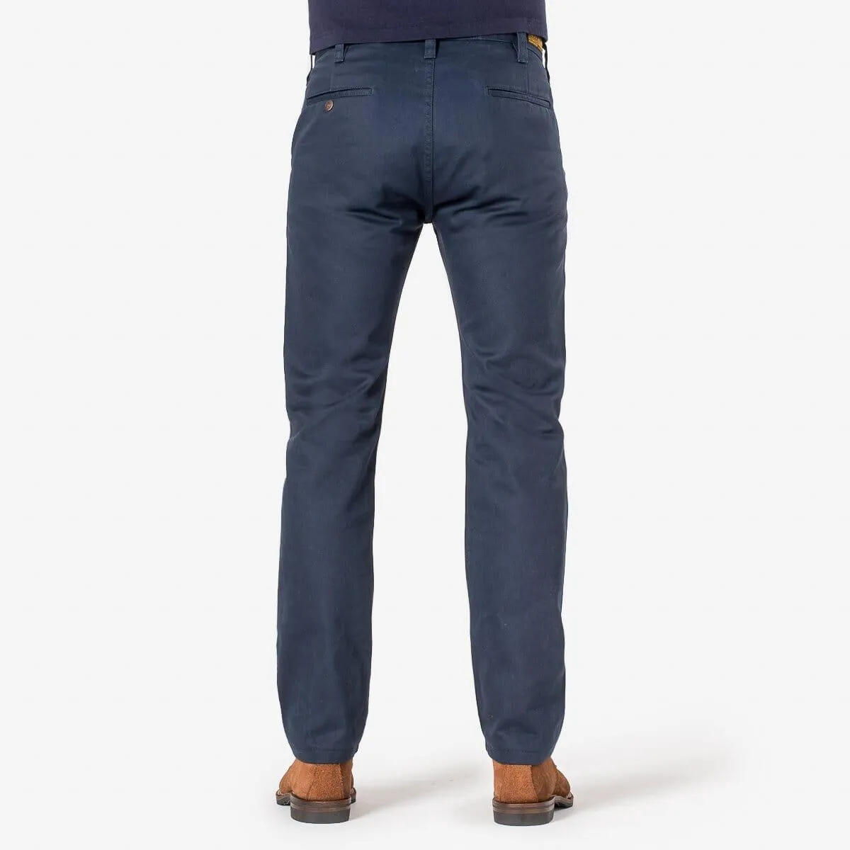 Iron Heart - IH-721 - 9oz Mercerised Selvedge Cotton Slim Tapered Chinos - Navy