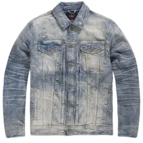 Jordan Craig Amsterdam Denim Trucker Azure Jacket (Antique) JJ358R