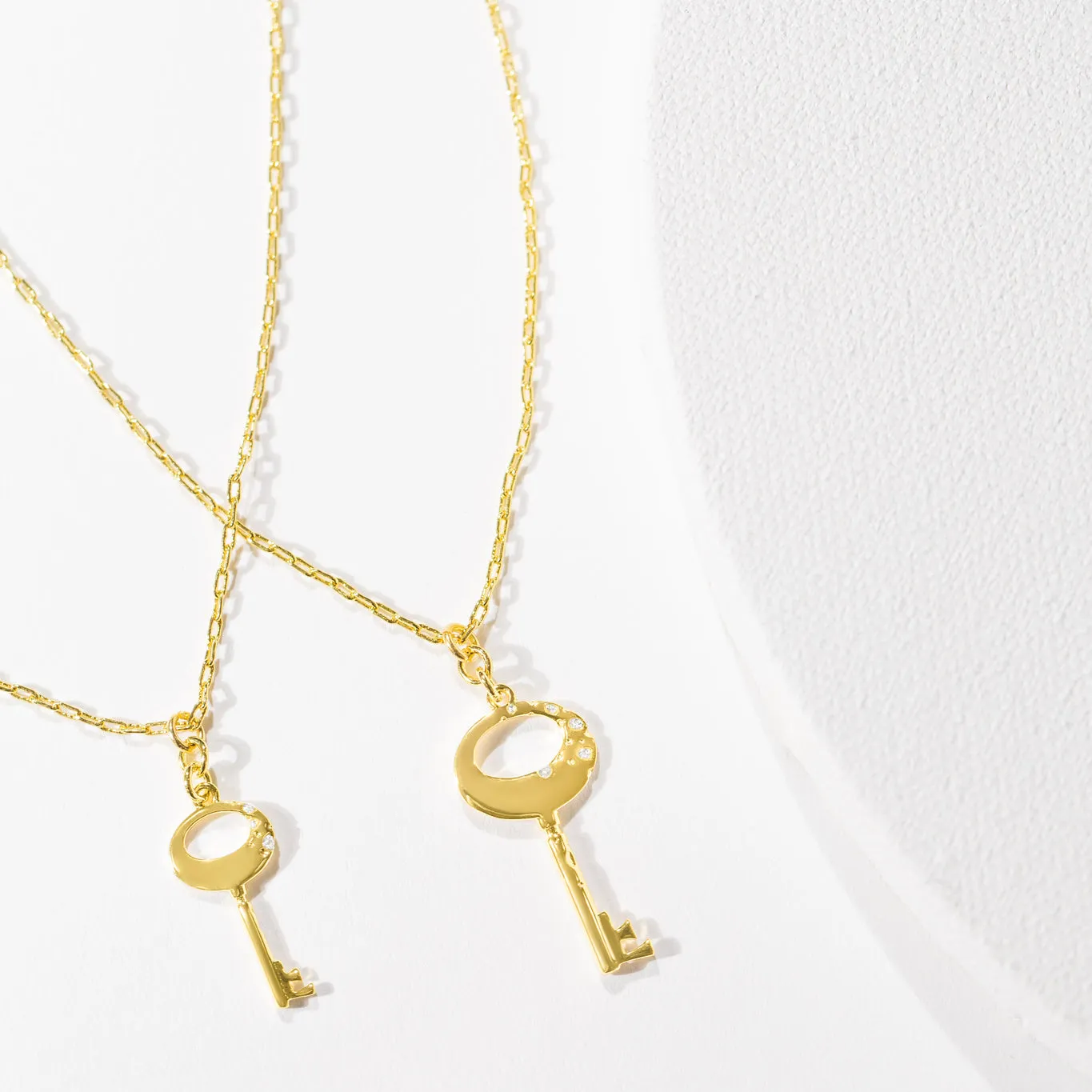 Key of F Necklace - Gold