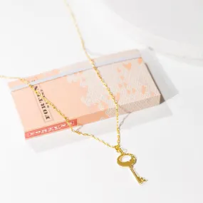 Key of F Necklace - Gold