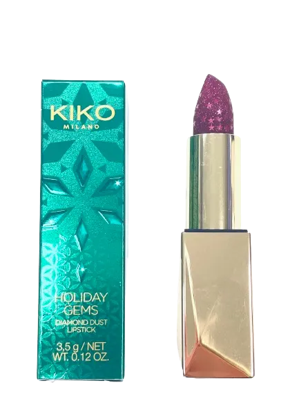 kiko milano Holiday Gems Diamond Dust Lipstick Metallic-finish Lipstick With Glitter 06 3.5g