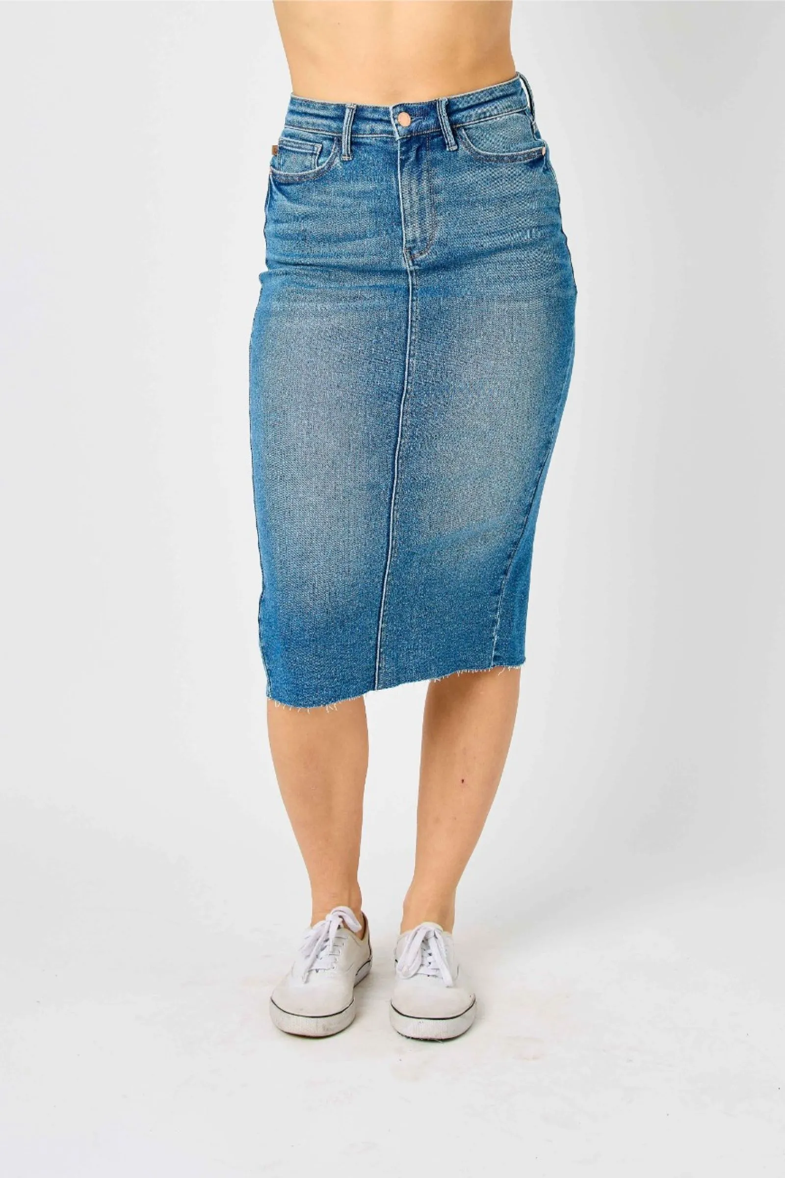 Lainey Mid Length Skirt by Judy Blue PREORDER