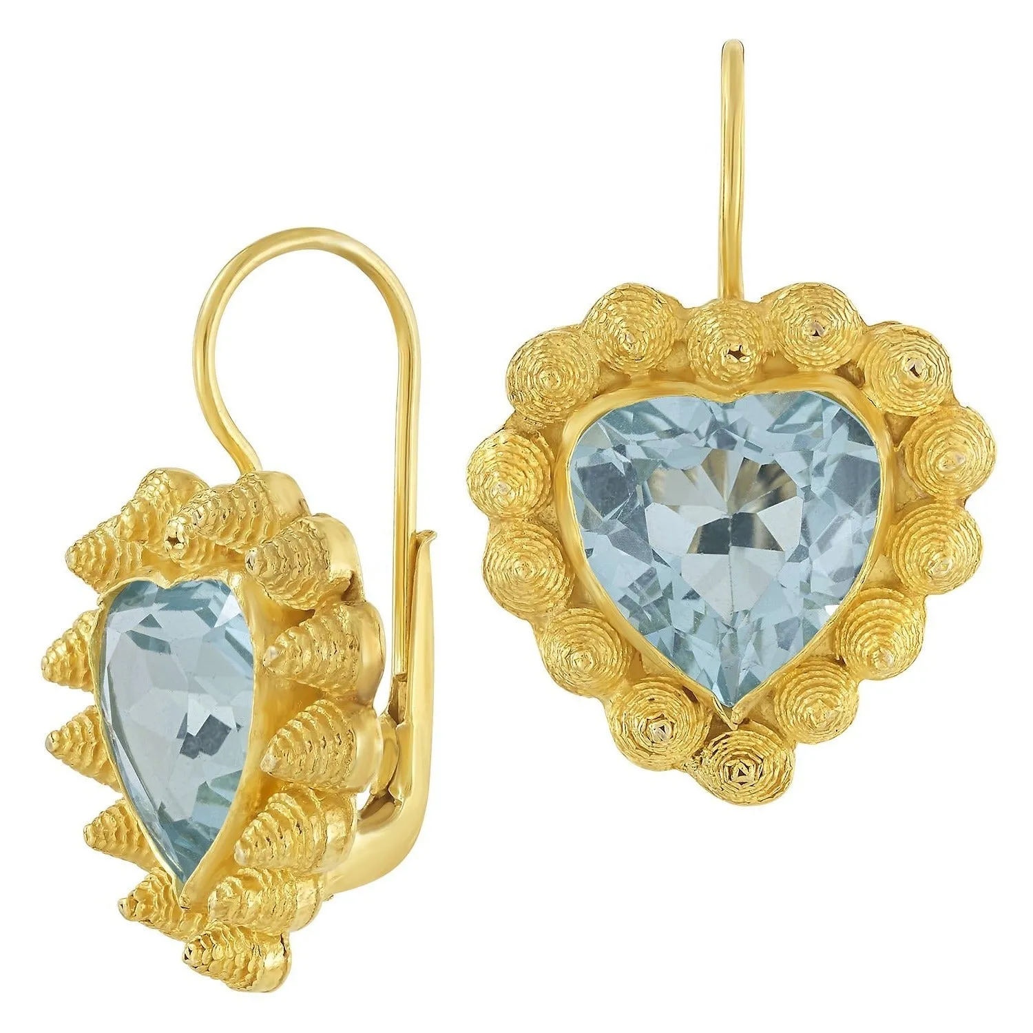 L'amour Blue Topaz Earrings