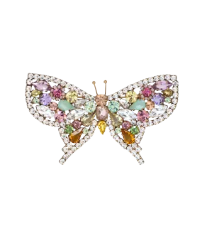 Large Butterfly in Crystal / Multi