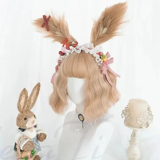 Light Brown Cosplay Lolita MKawaii Wig MK15229