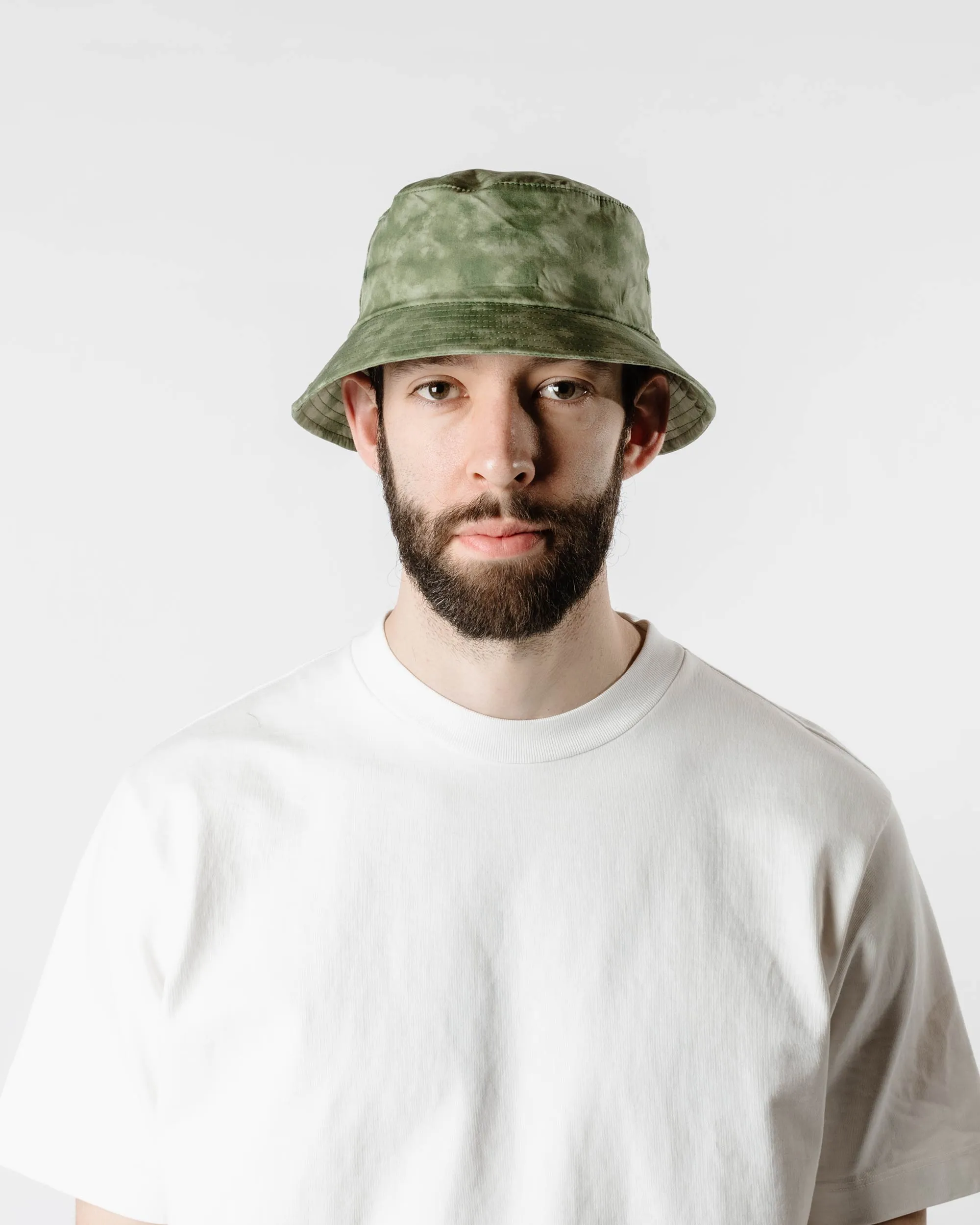 Lite Year Japanese Cotton Twill Bucket Hat Cloudy Green