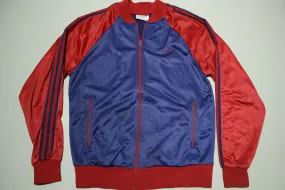 MacGregor Vintage 80's Striped Zip Up Track & Field Jacket