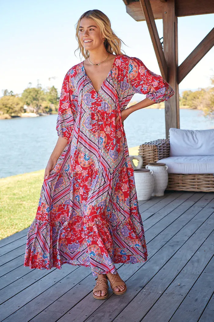 Mariana Maxi Dress Rosalee Print