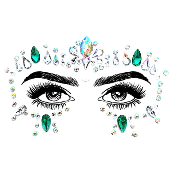 Mermaid Face Gems - 5 Designs