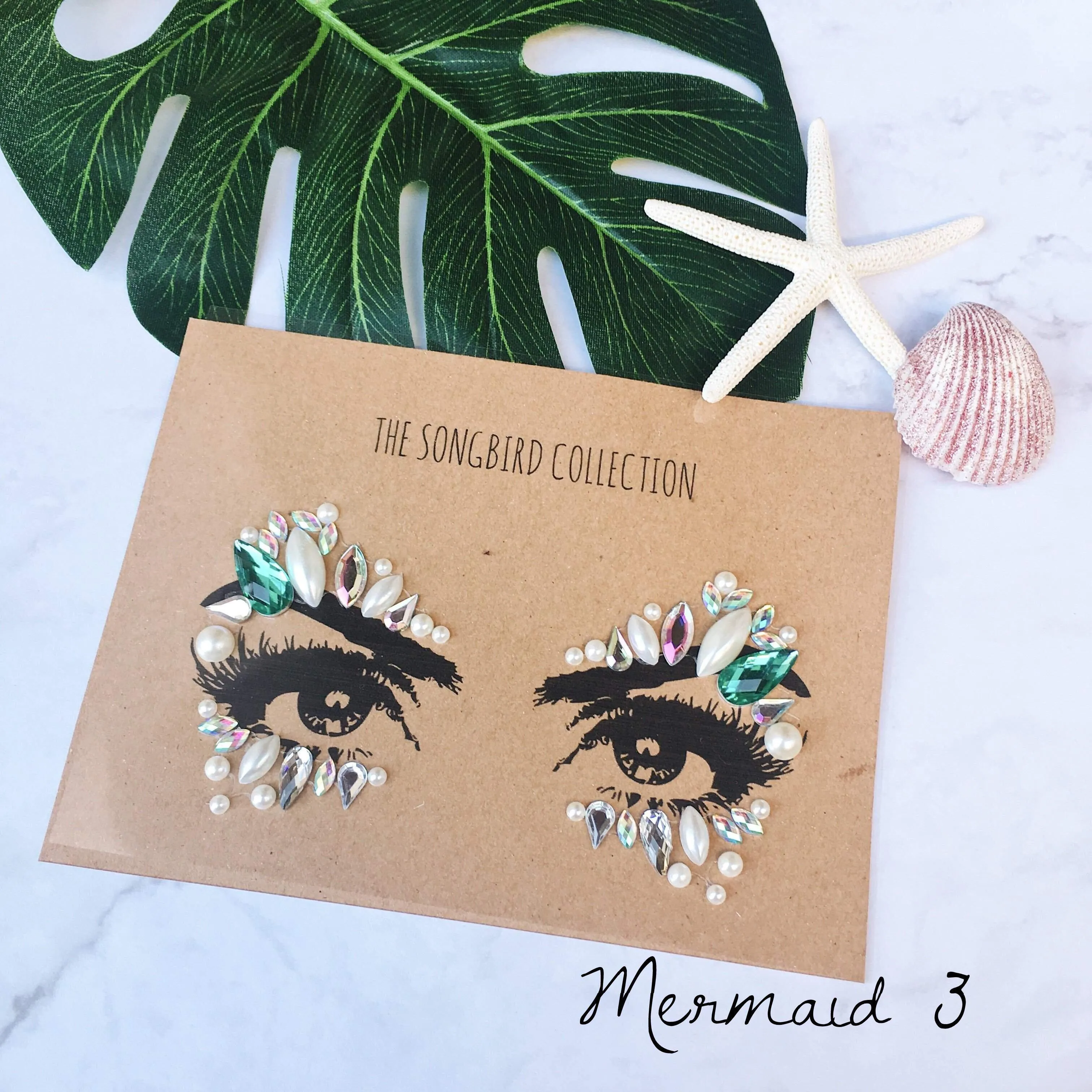 Mermaid Face Gems - 5 Designs