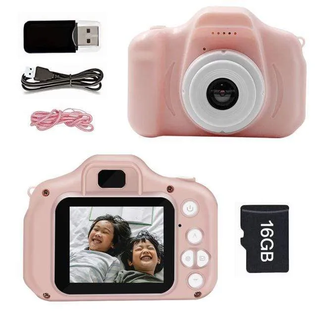 Mini Dual Lens Children's Camera Kids Toys Photos Camera Boy Girl Christmas Birthday Gift 1080P Video Digital Camera Baby Toys