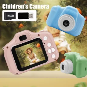 Mini Dual Lens Children's Camera Kids Toys Photos Camera Boy Girl Christmas Birthday Gift 1080P Video Digital Camera Baby Toys