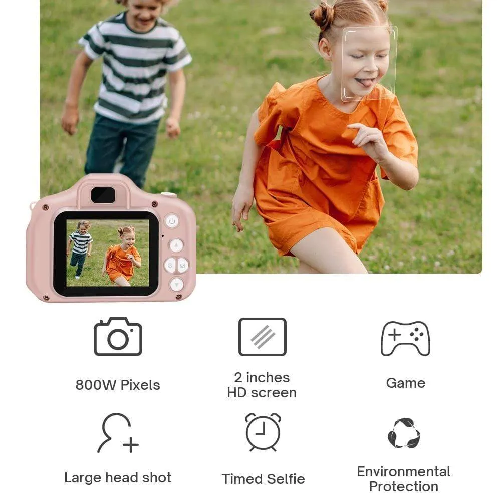 Mini Dual Lens Children's Camera Kids Toys Photos Camera Boy Girl Christmas Birthday Gift 1080P Video Digital Camera Baby Toys