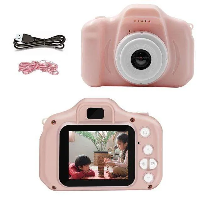 Mini Dual Lens Children's Camera Kids Toys Photos Camera Boy Girl Christmas Birthday Gift 1080P Video Digital Camera Baby Toys