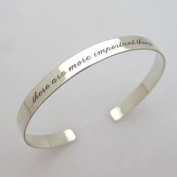 Mother in Law Custom gift - Sterling Silver Cuff