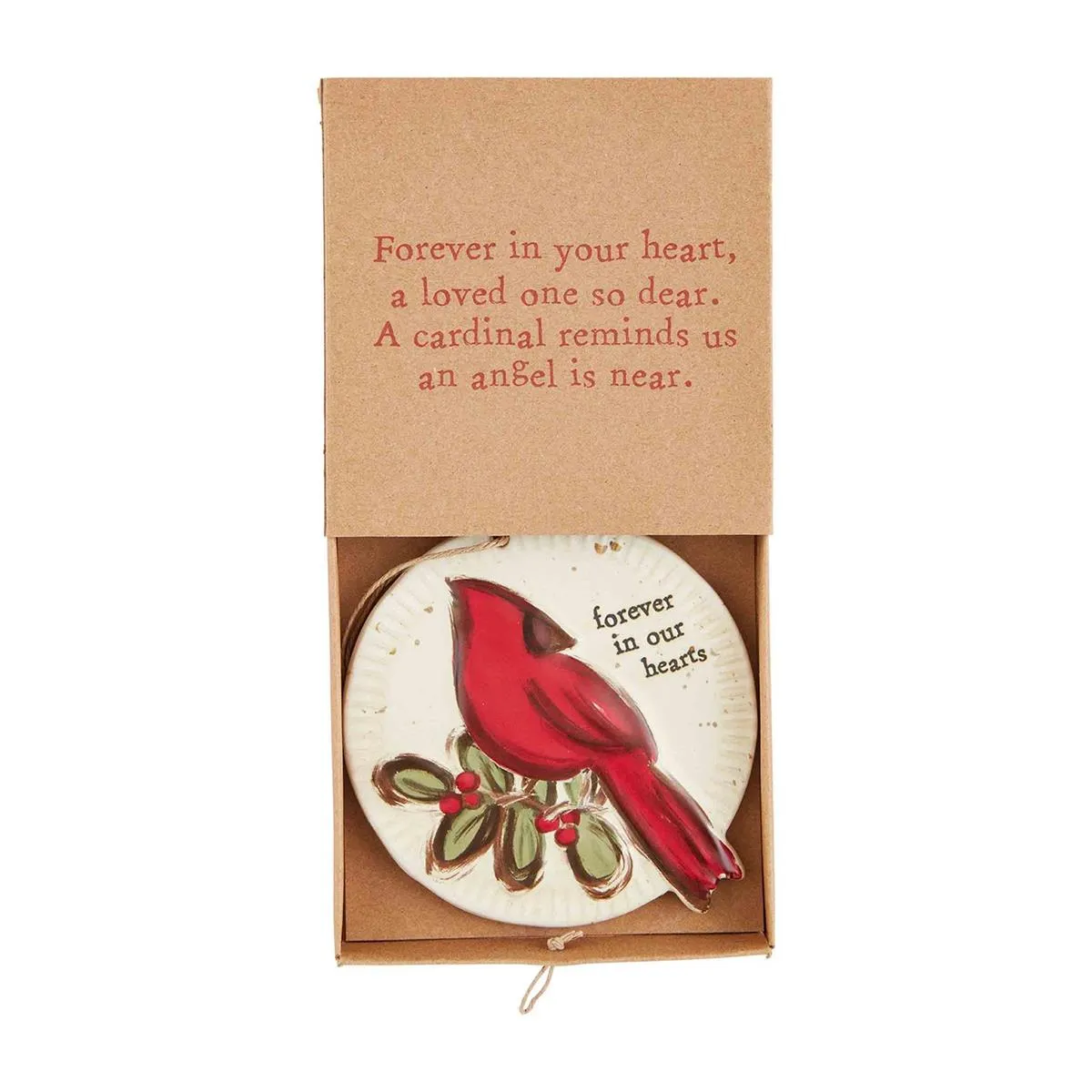 Mudpie Boxed Cardinal Ornament