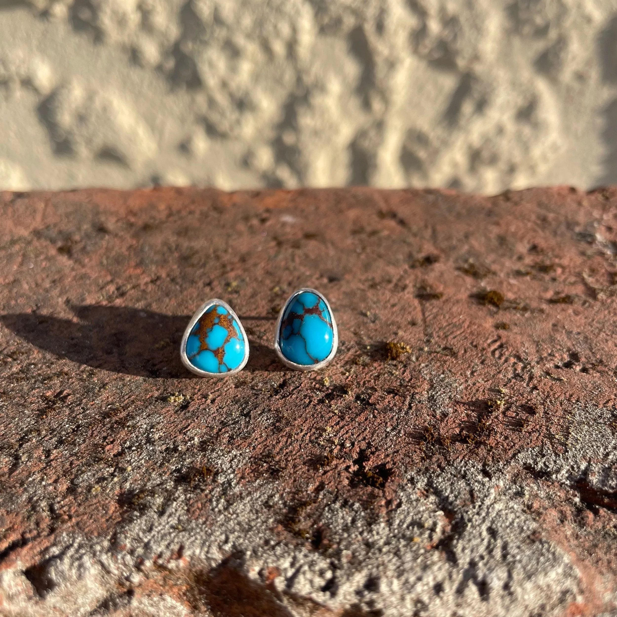 NEW! Egyptian Turquoise Studs by Ashley Procopio