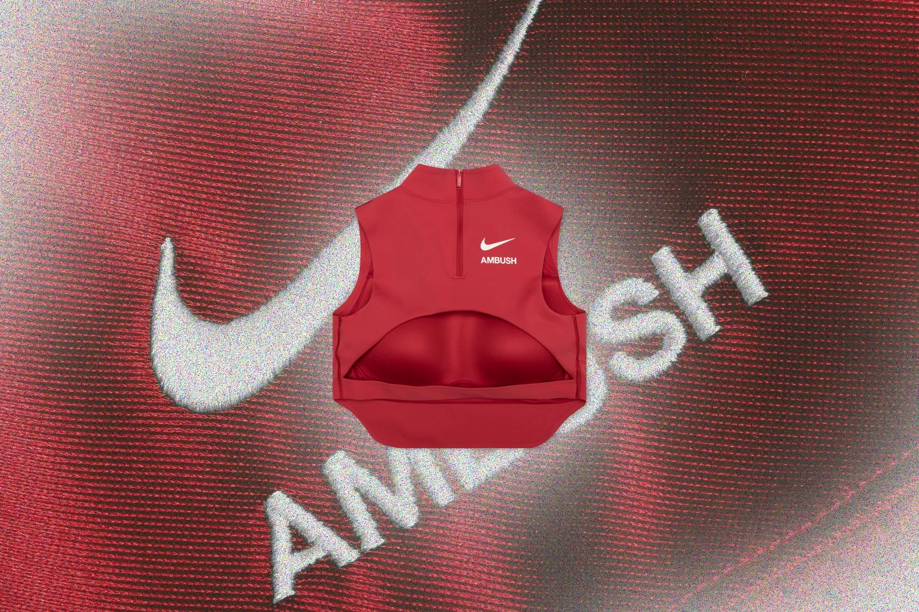 Nike x AMBUSH Women's Padded Bra - Gym Red/Phantom